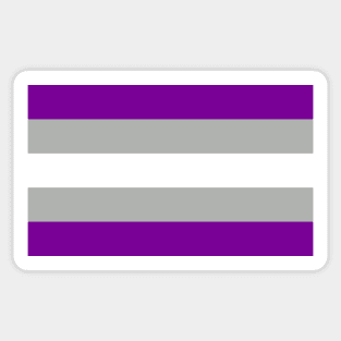 gray ace pride Sticker